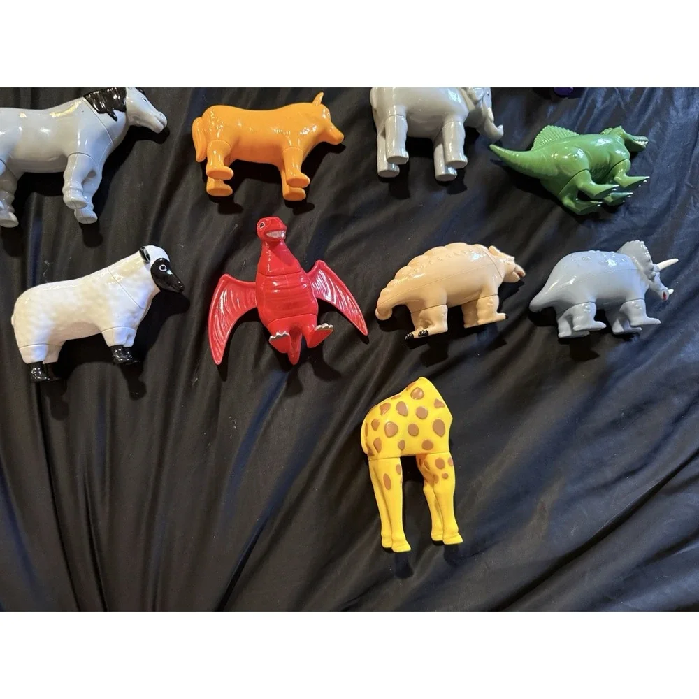 Popular Playthings Magnetic Mix Match Animals Lot 50 Pieces
